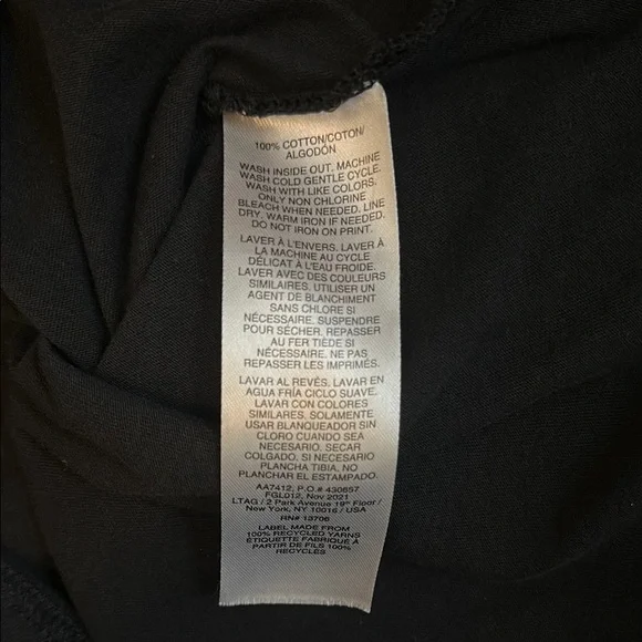 Boy’s Adidas Black Short Sleeve Tee | Size M 10/12 - Picture 3 of 3